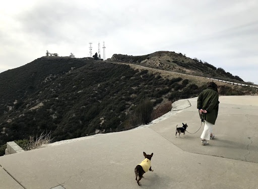 Walking up to the LA-94 Nike Missile Site in the San Gabriel Mountains near Newhall