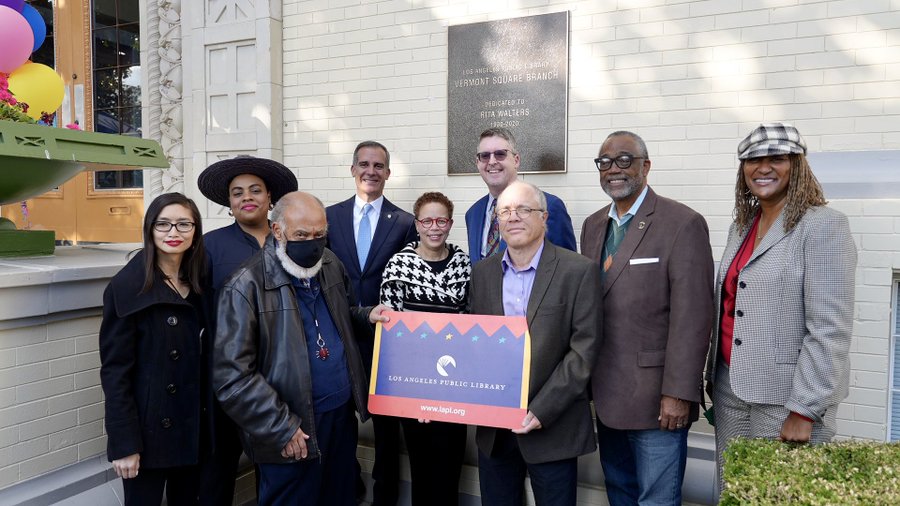 Vermont Square Branch Library dedicated in honor of Rita Walters