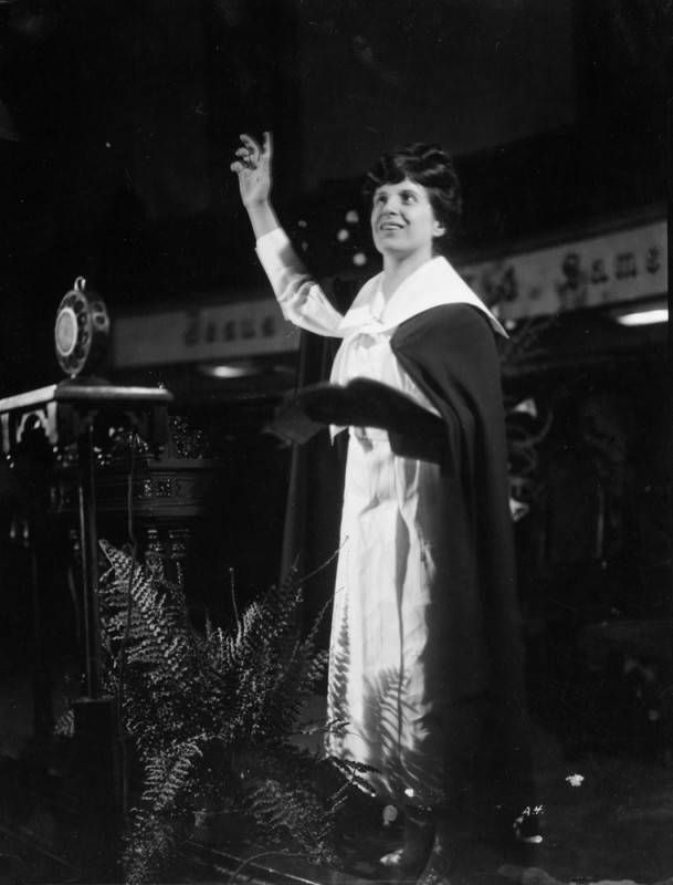 McPherson preaching