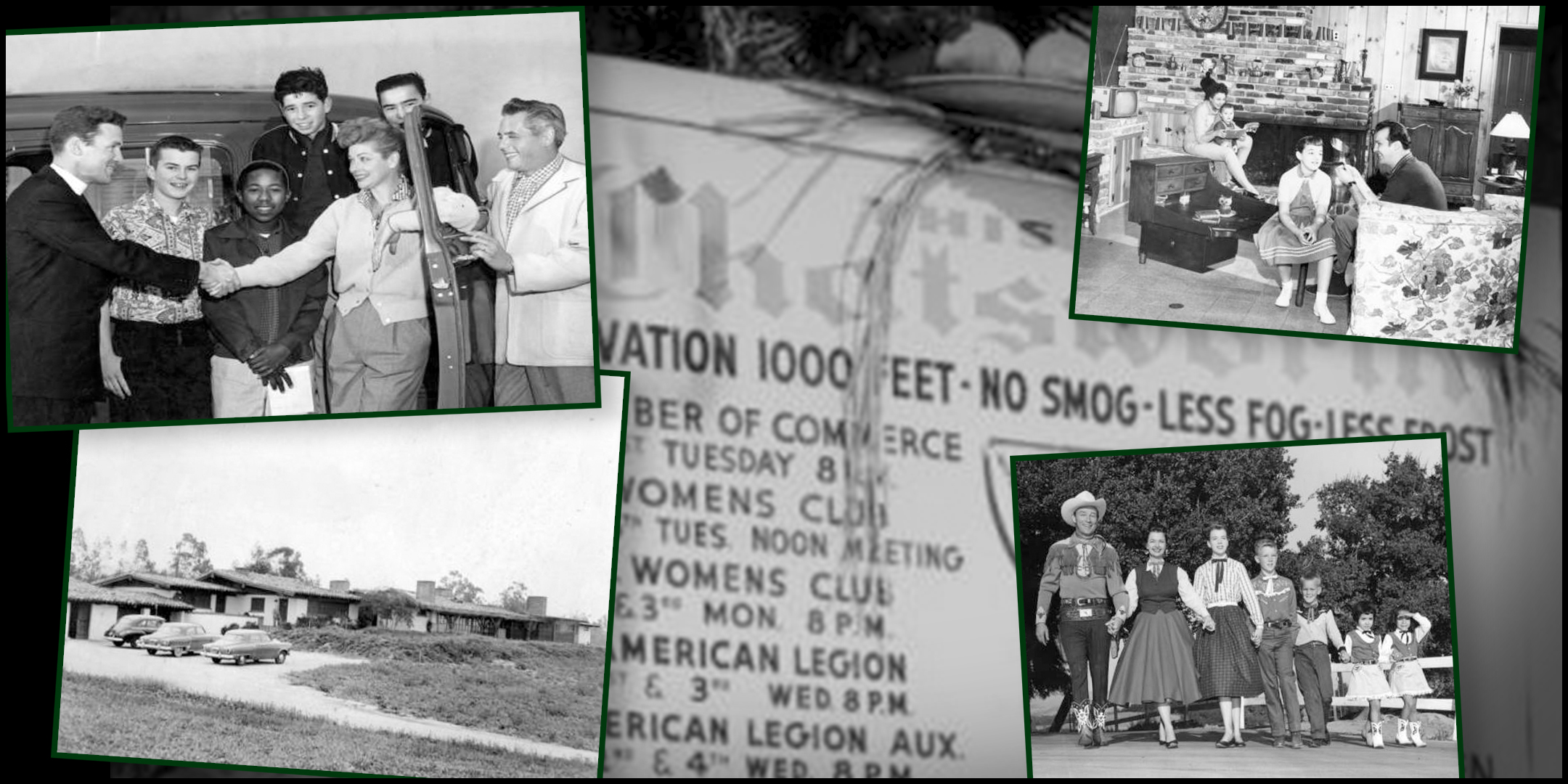 Chatsworth residents Lucille Ball and Desi Arnaz gift a new station wagon for Rancho San Antonio, Boys Town of the West in Chatsworth
