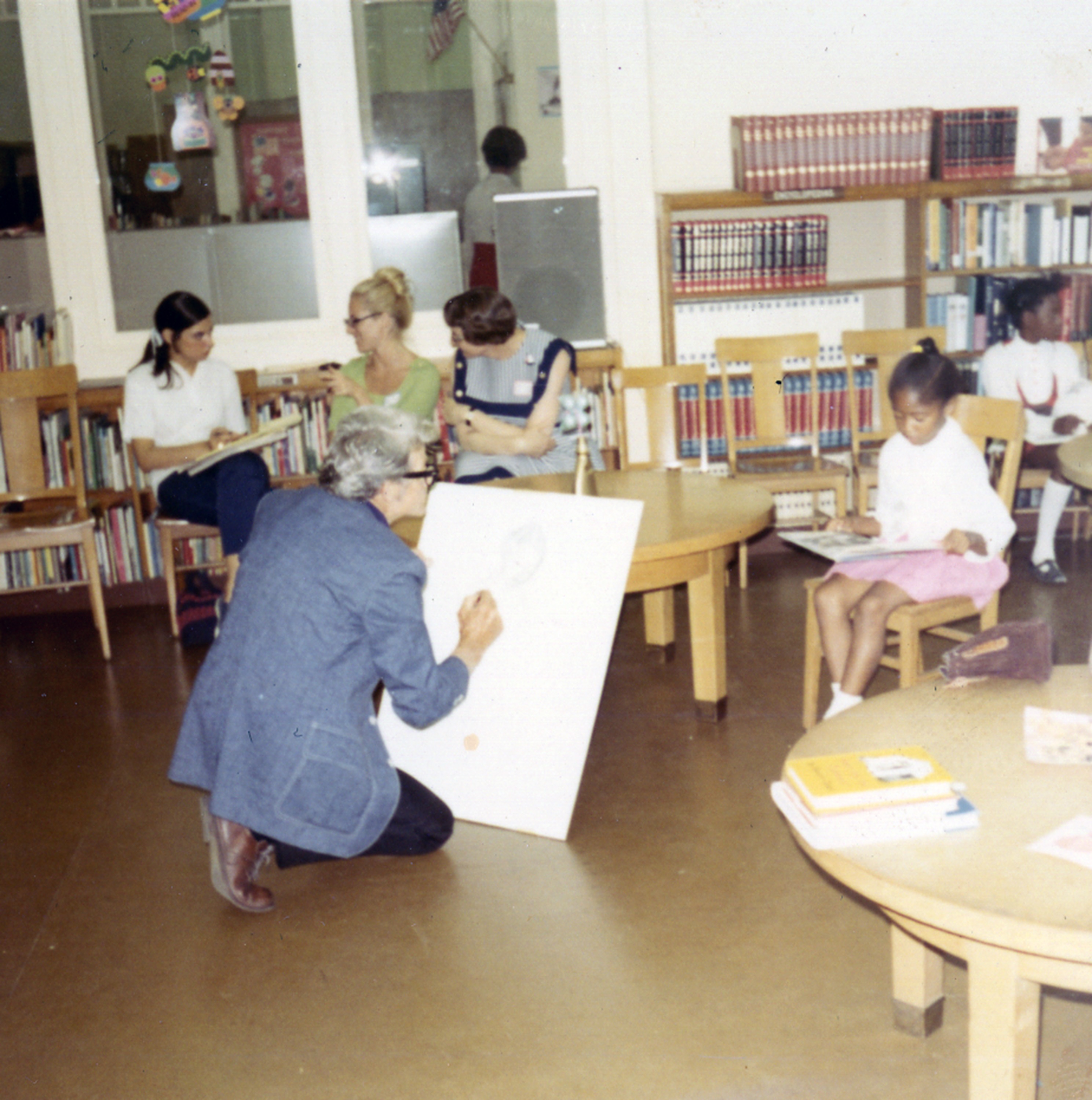leo politti drawing a girl