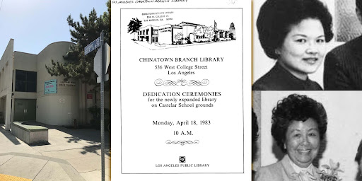 Former Chinatown Branch Library location at 536 West College Street