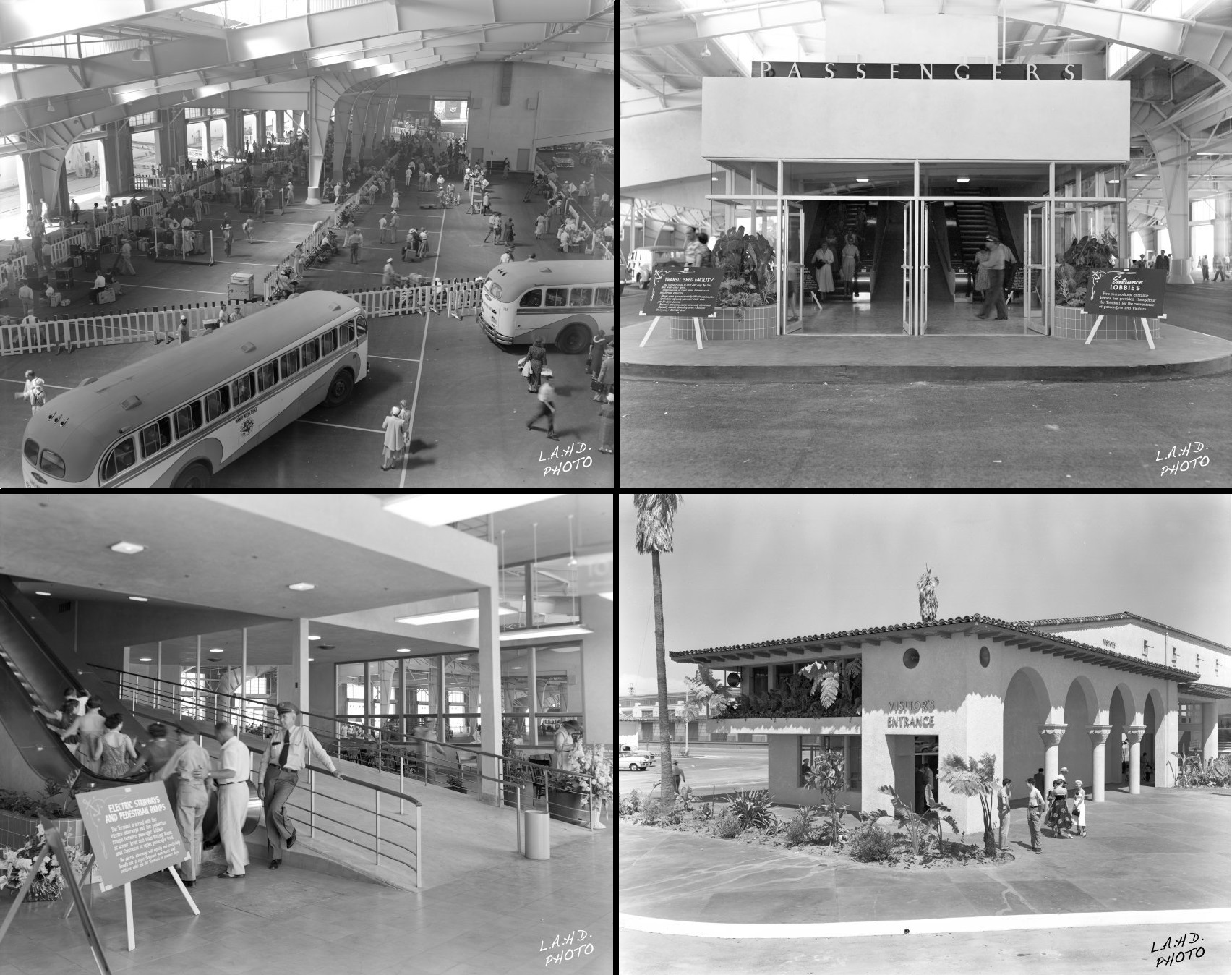 Assorted views of the interior and the visitor’s entrance