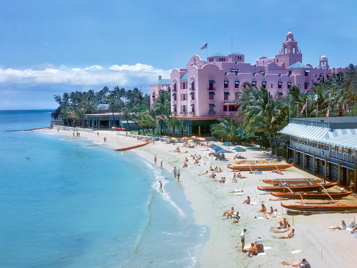 Matson PR Image of the Royal Hawaiian Hotel