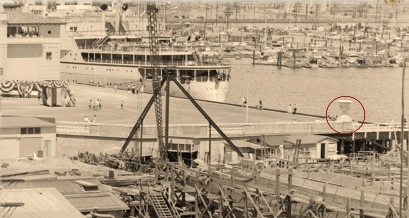 one of at least four urns that were part of the Matson Terminal. 