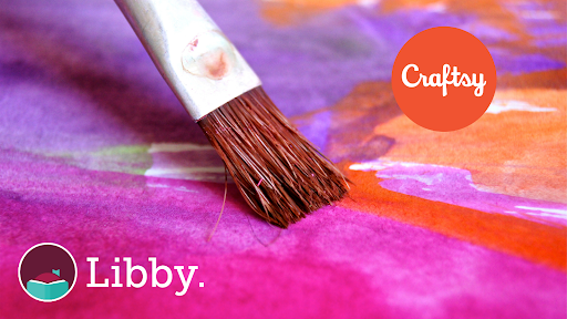 paint brush painting pink and purple watercolor
