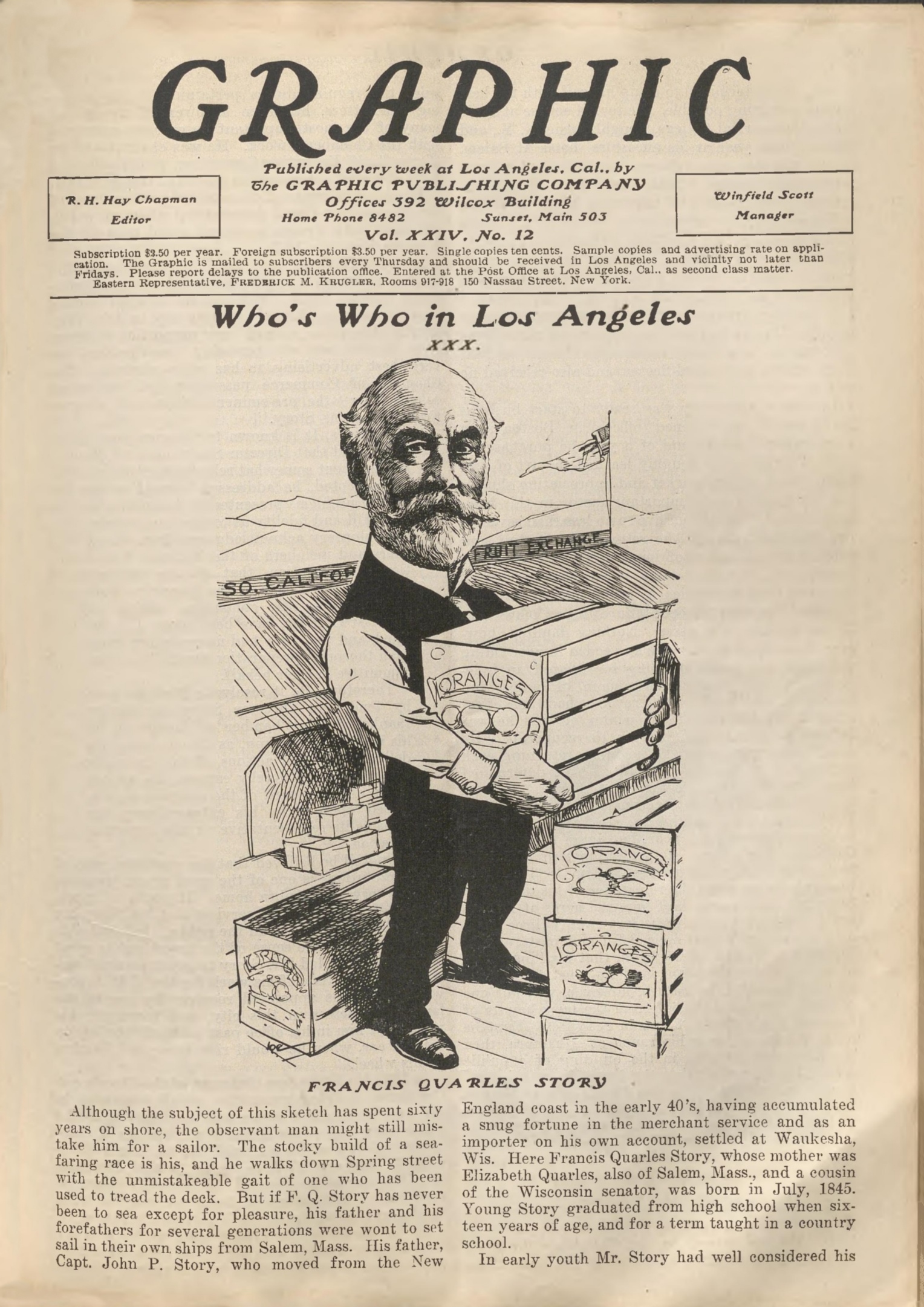 newspaper image from the Graphic