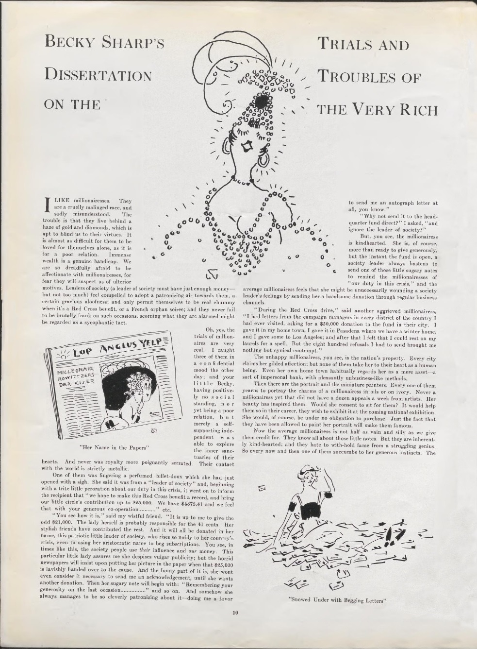  (left) Norman Bel Geddes ca. 1905. Was he Becky Sharp or just 