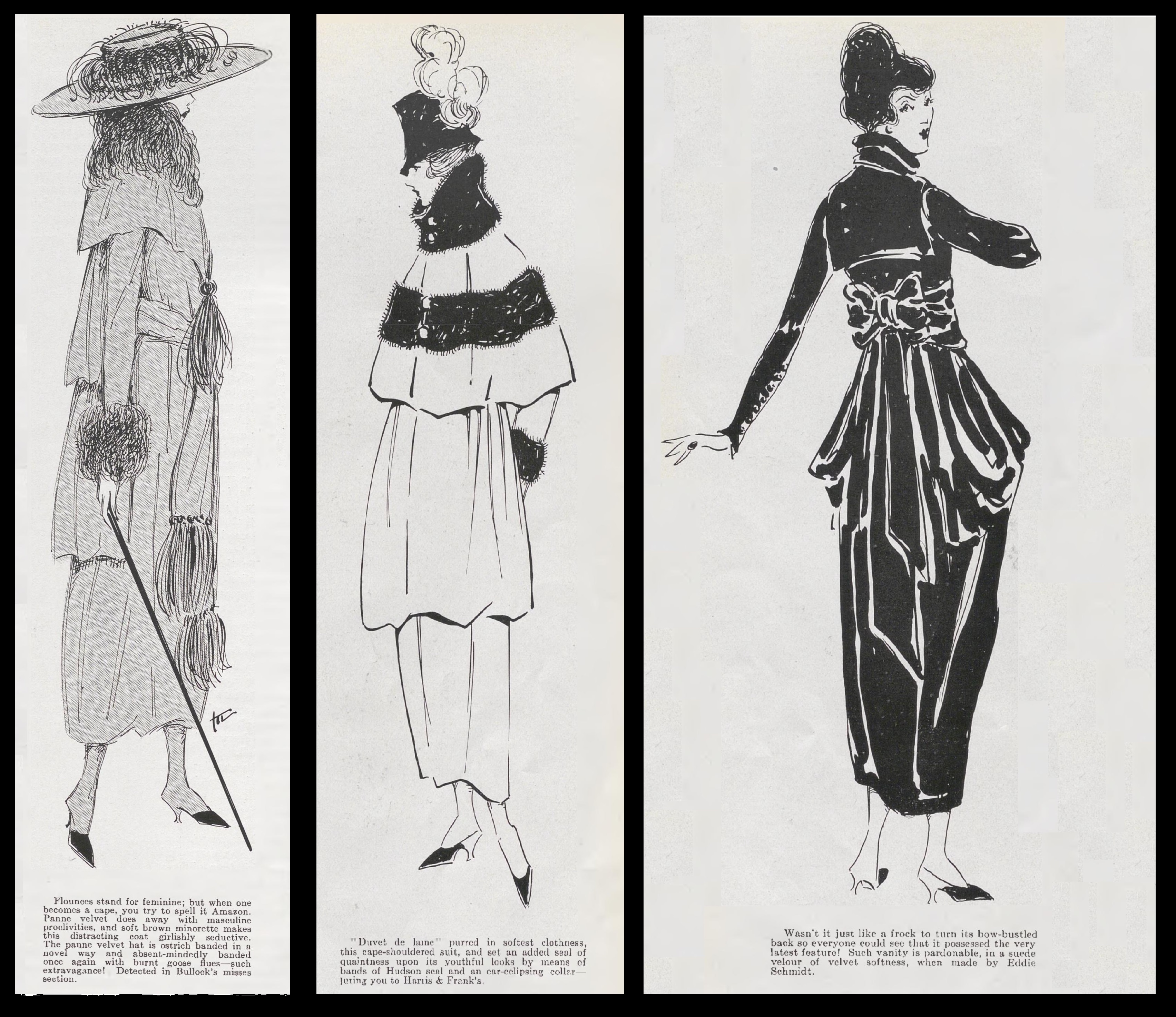 Helen Cappel's sketches appear in Violette Ray's 