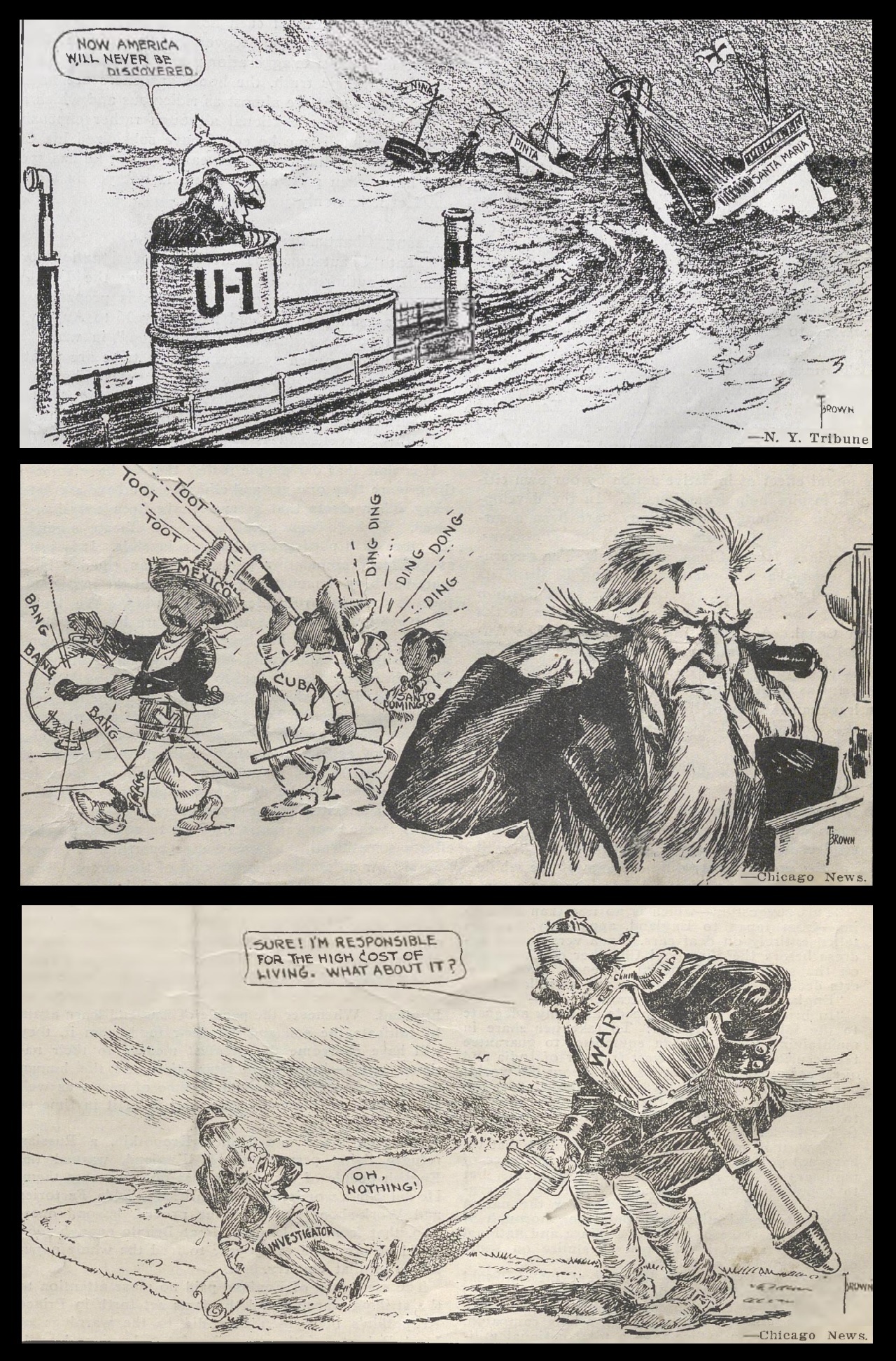  political cartoons published on the front page of The Graphic