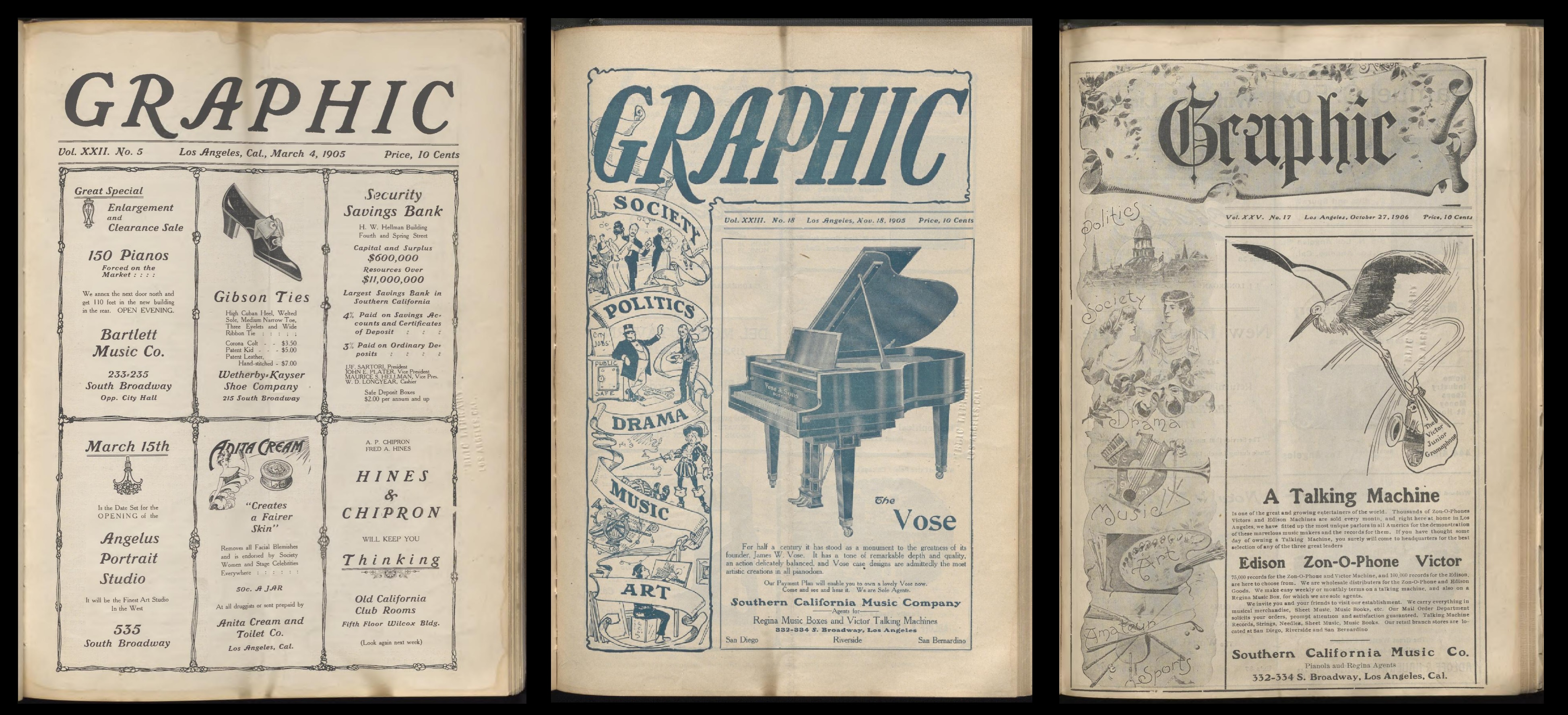  Covers of The Graphic during the Winfield Scott era were typically advertisements for local businesses.