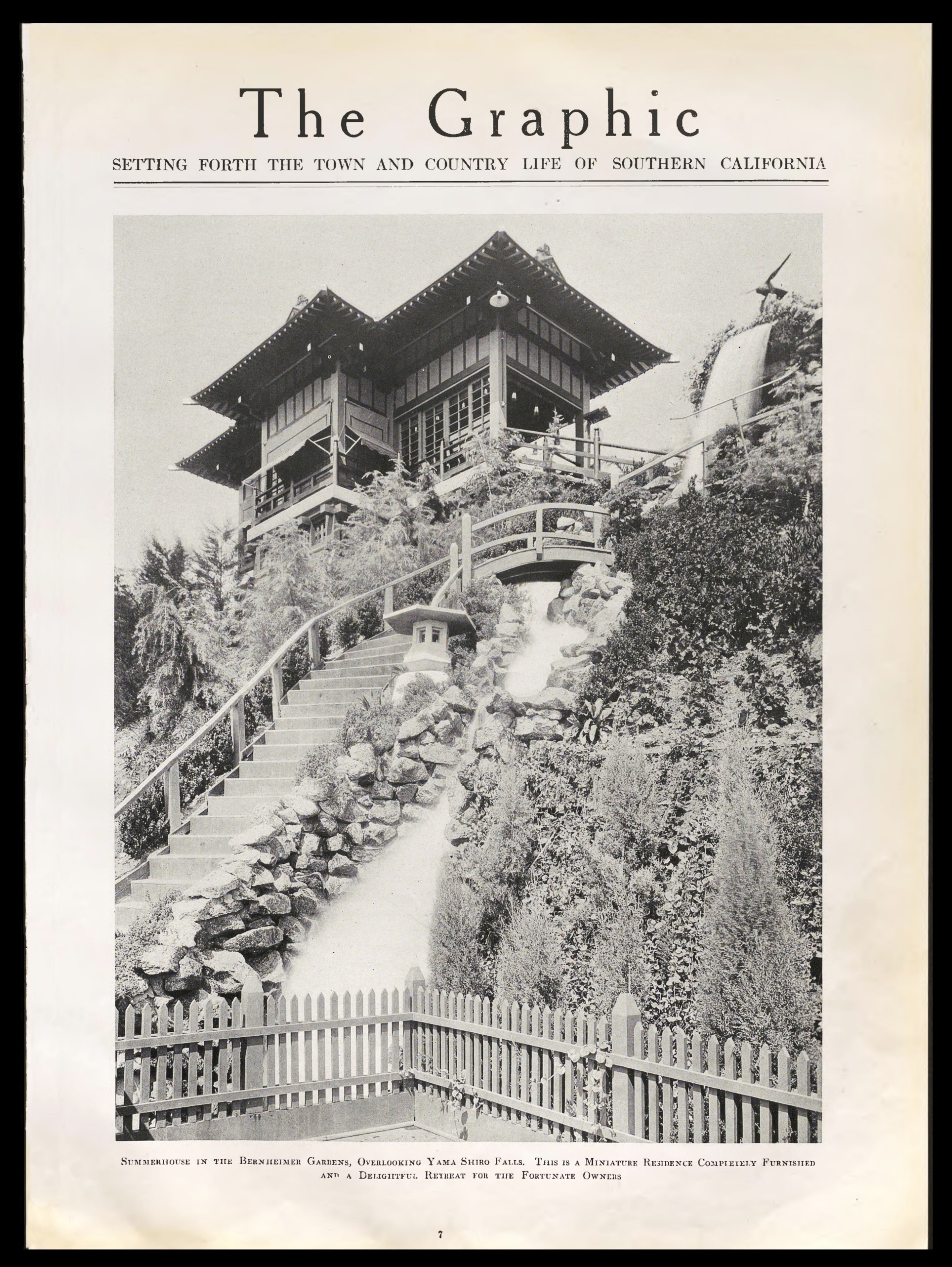 A 1918 profile of the Bernheimer residence, Yamashiro, in Hollywood
