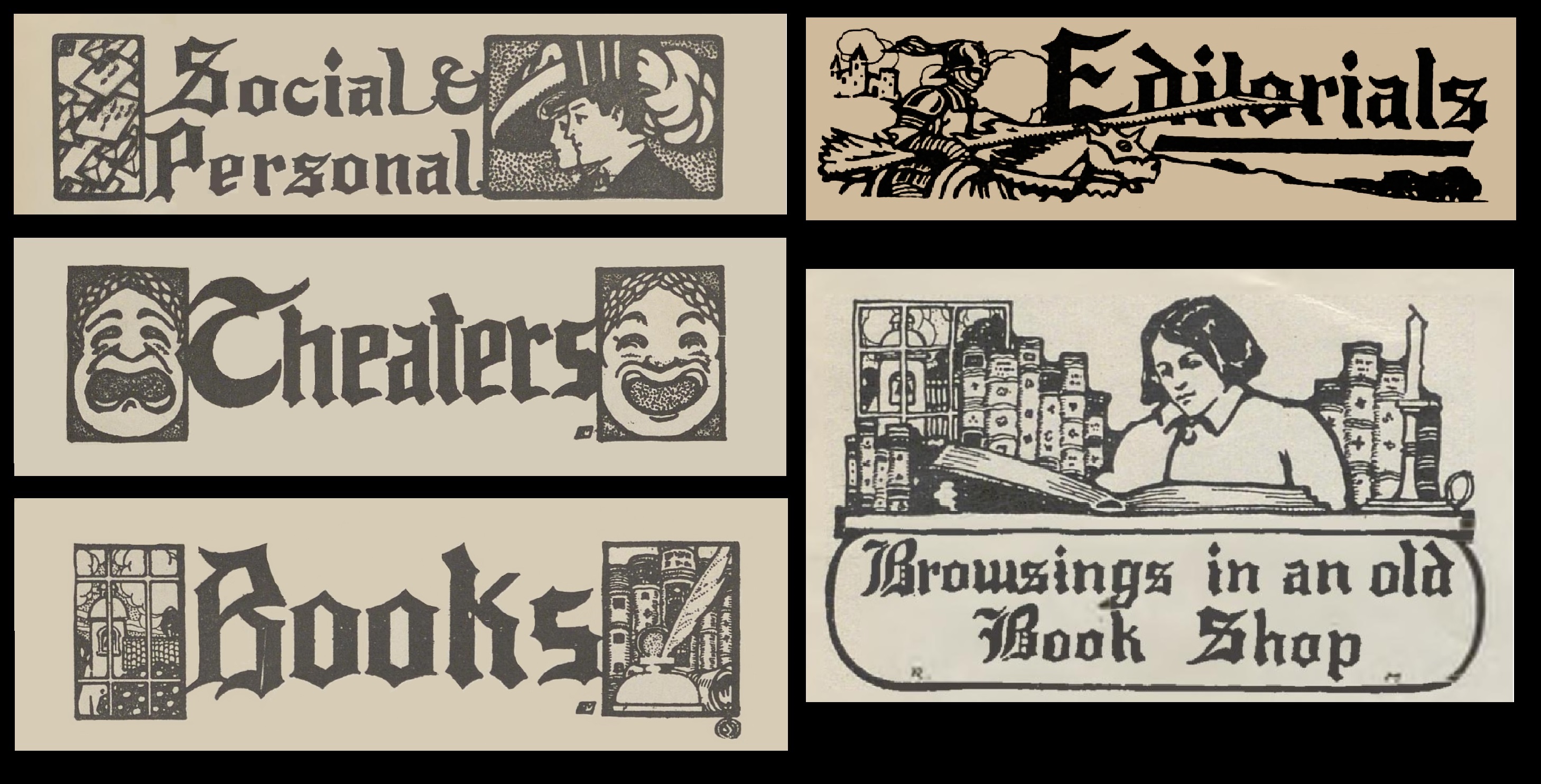 eaders created by Ralph Fullerton Mocine for Samuel Clover. 