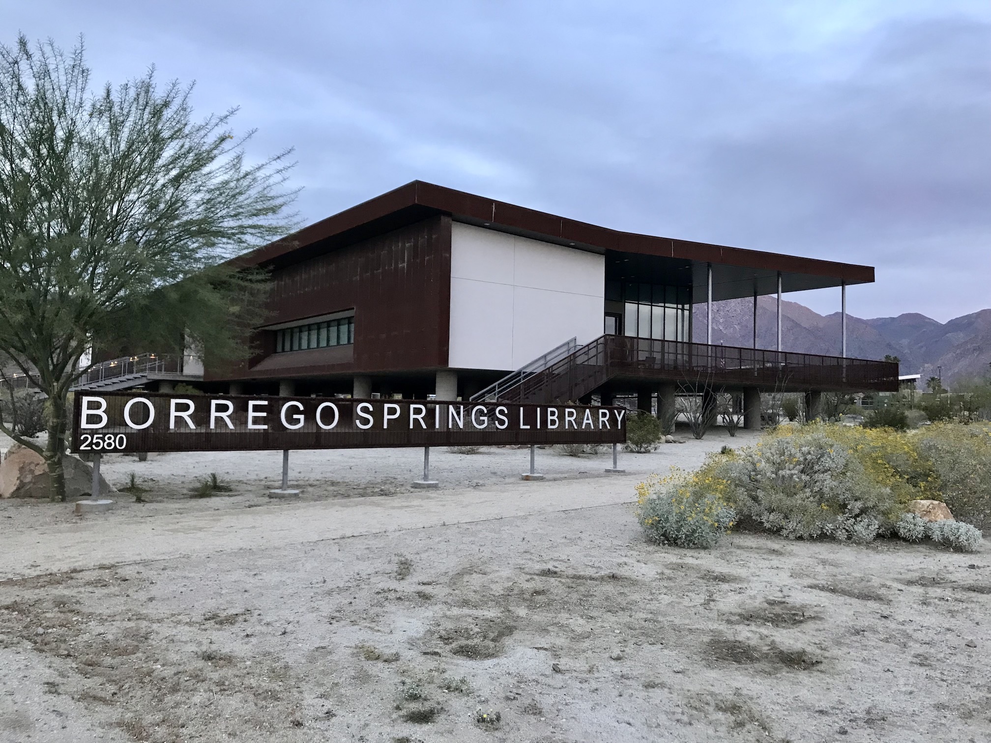 The Borrego Springs Branch of the San Diego County Library