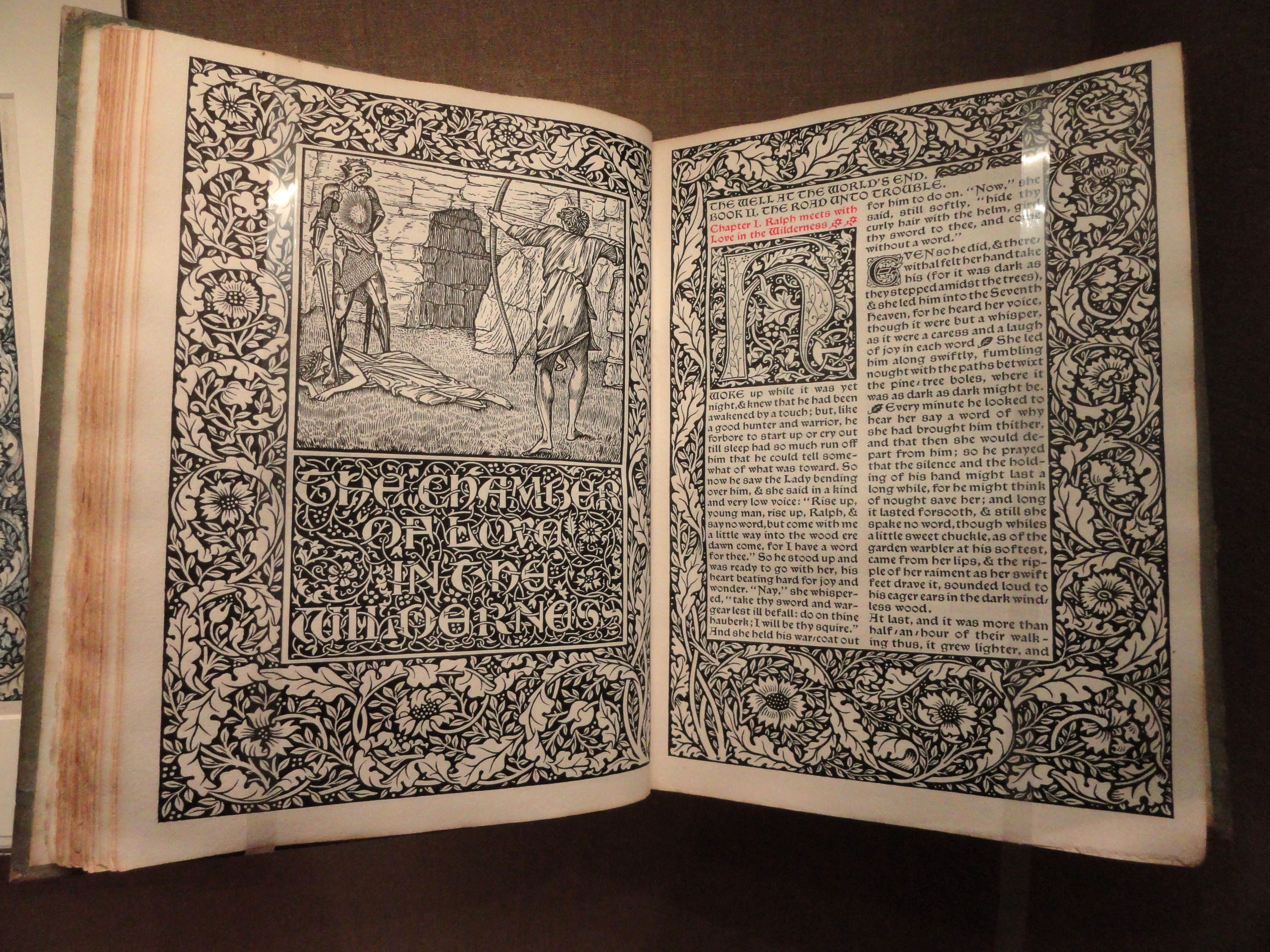 The Well at the World's End, design by William Morris, Hammersmith, Kelmscott Press, 1896.