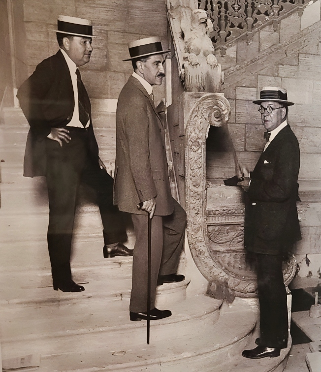  S. Fullerton Weaver, Giovanni Smeraldi and Leonard Schultze ca. 1923