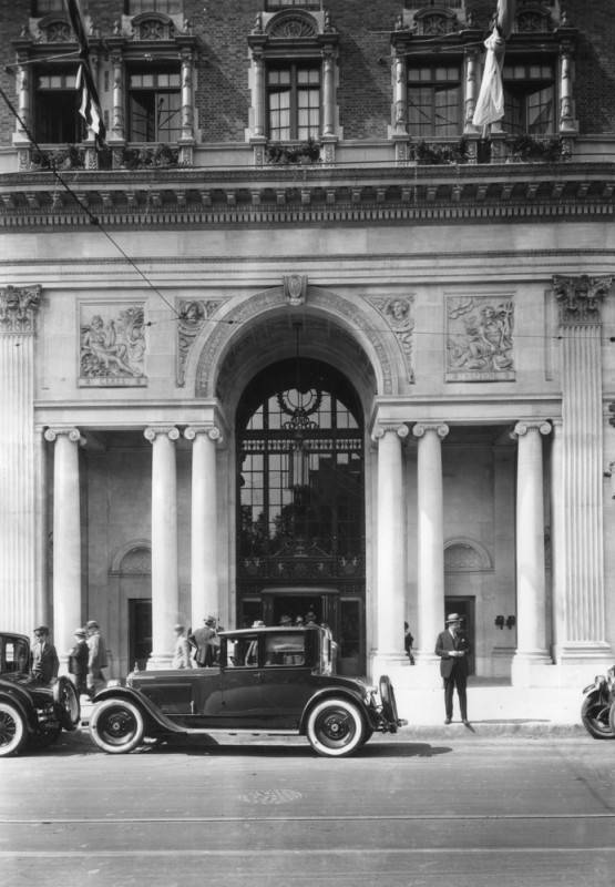 The Olive Street entrance