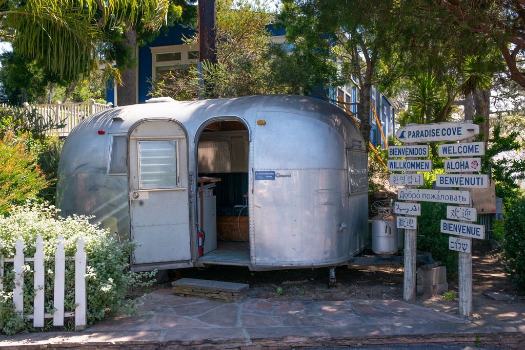 small trailor in paradise cove