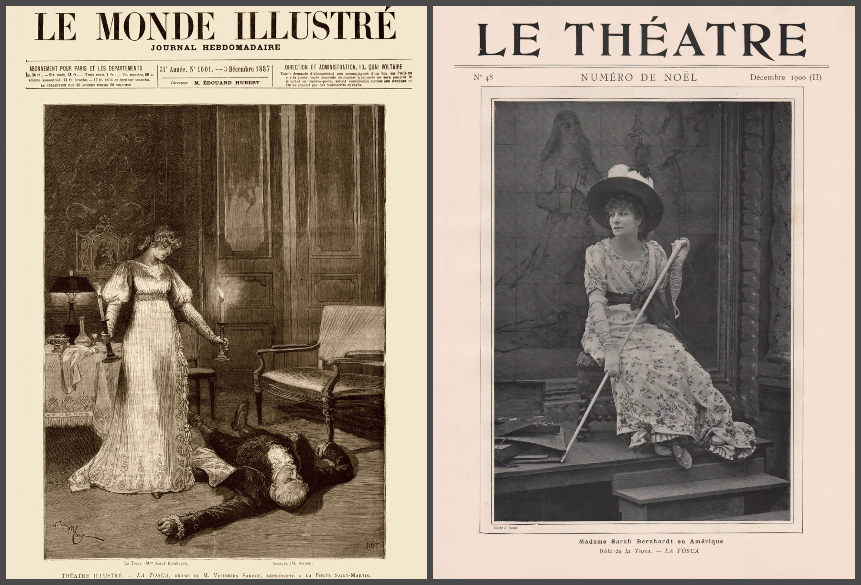 Cover of French publications Le Monde Illustre, (Dec. 1887)