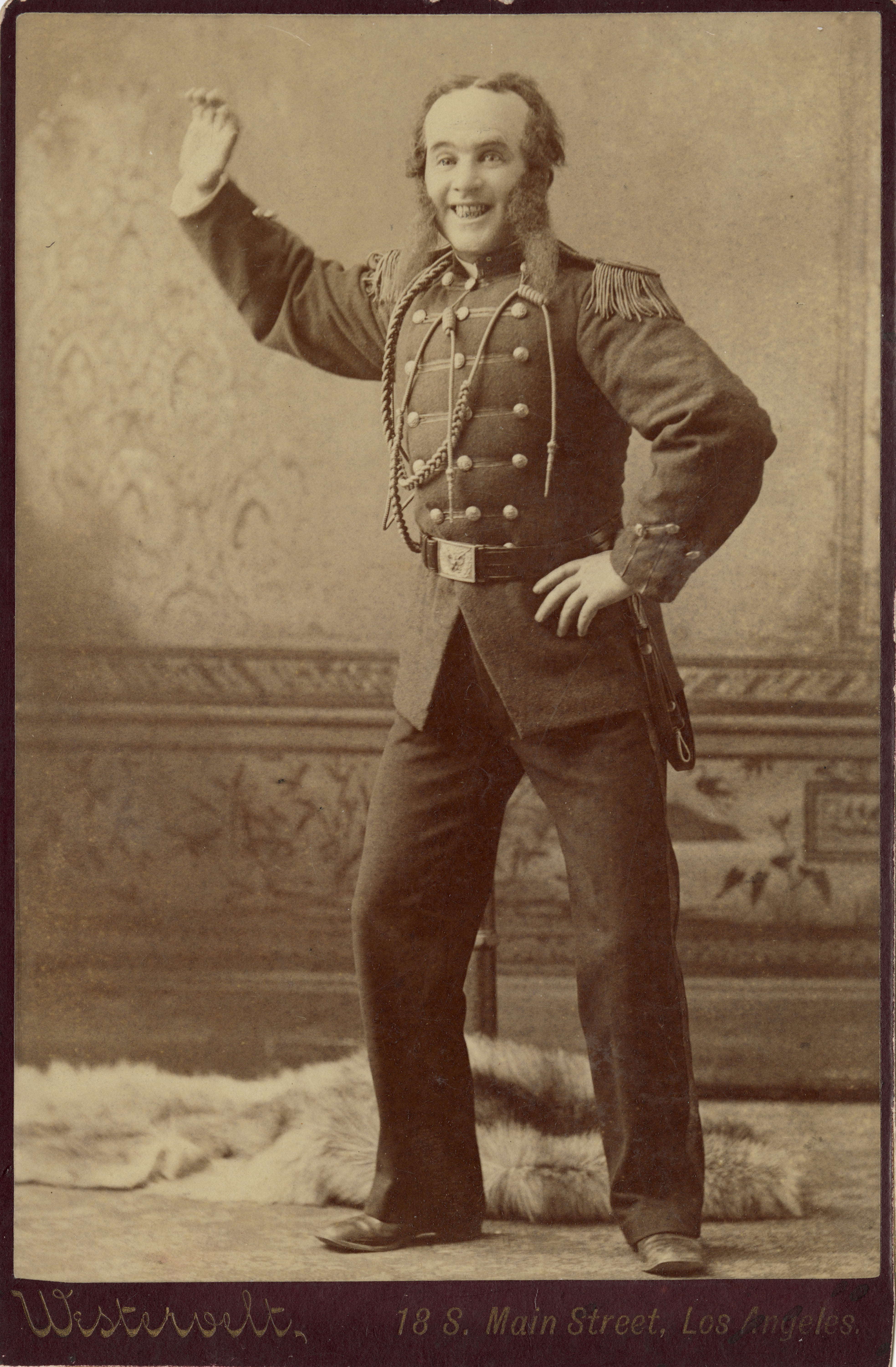 Actor Martin Lehman in costume 1880 