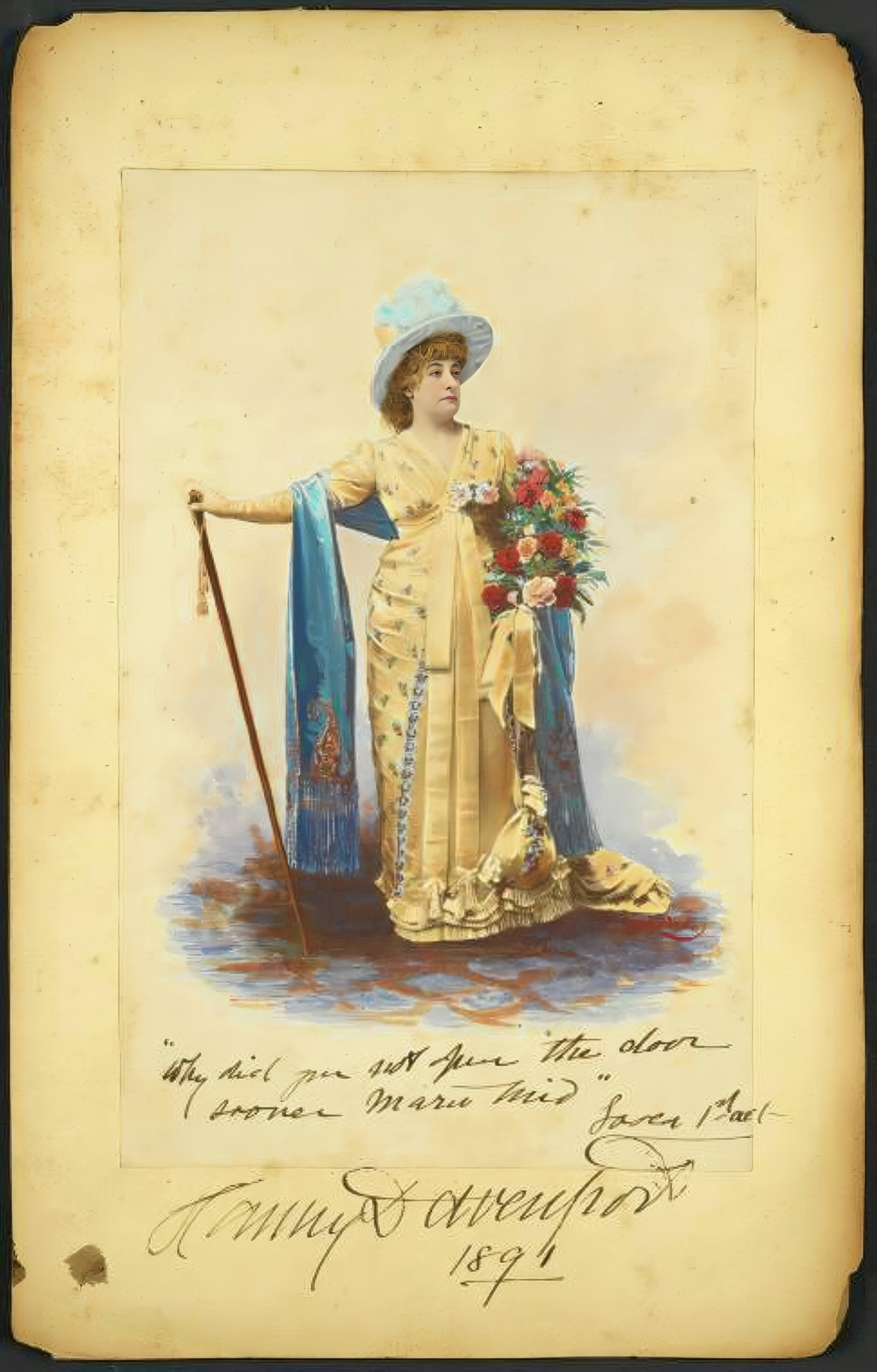 Fanny Davenport as Floria Tosca in 1891