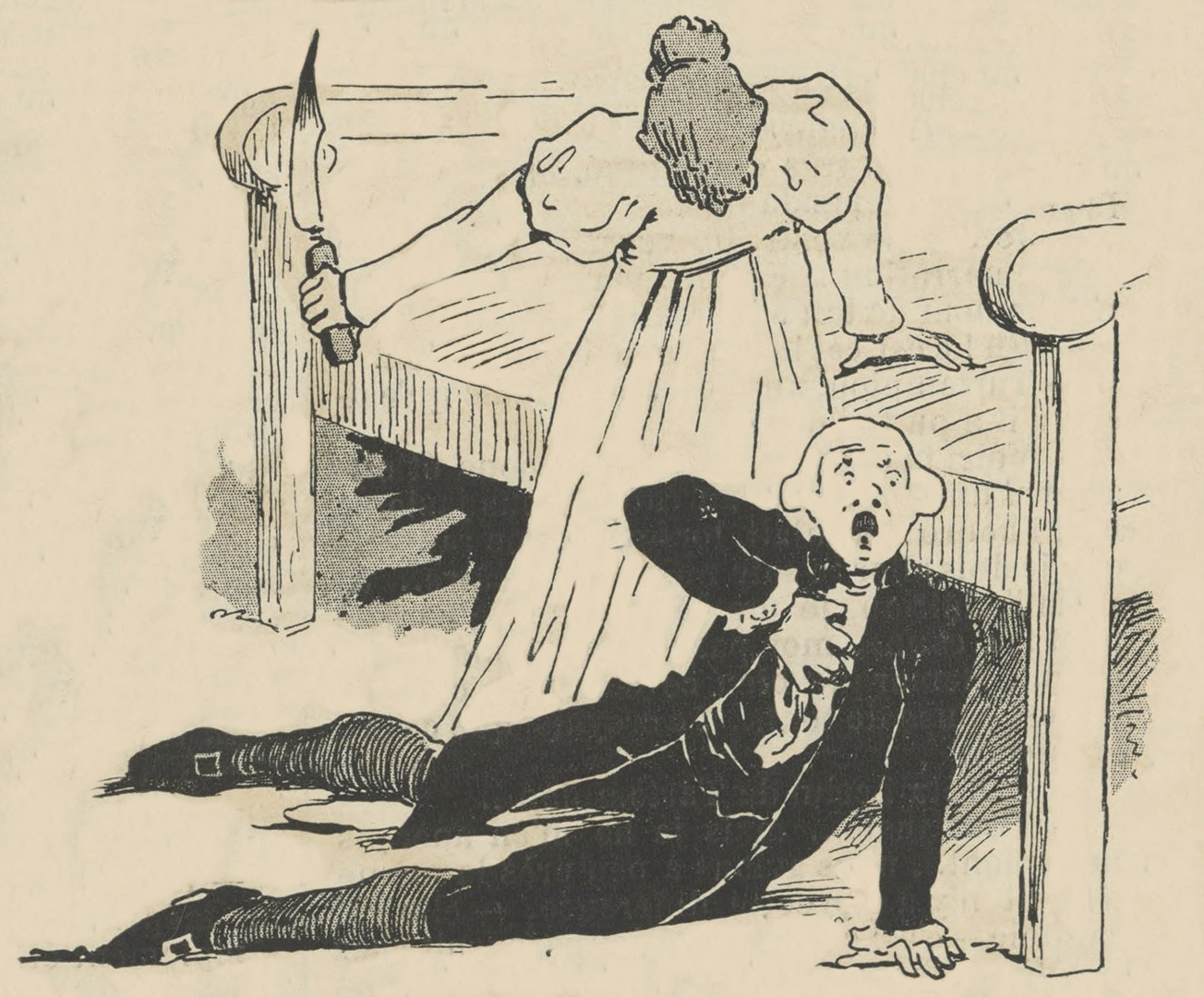 Illustration from the December 10, 1887 edition of the French publication Le Caricature