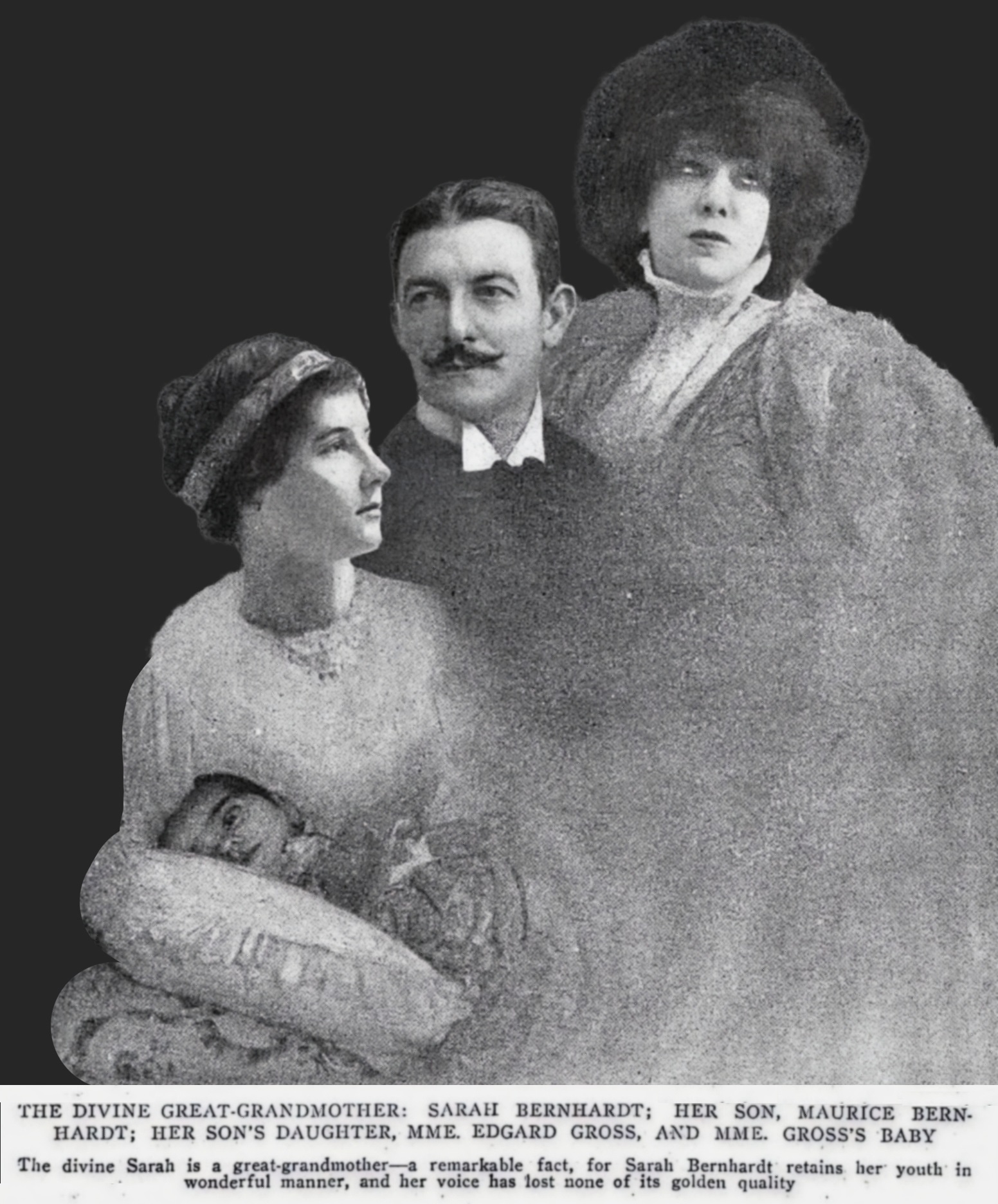 Bernhardt and her family