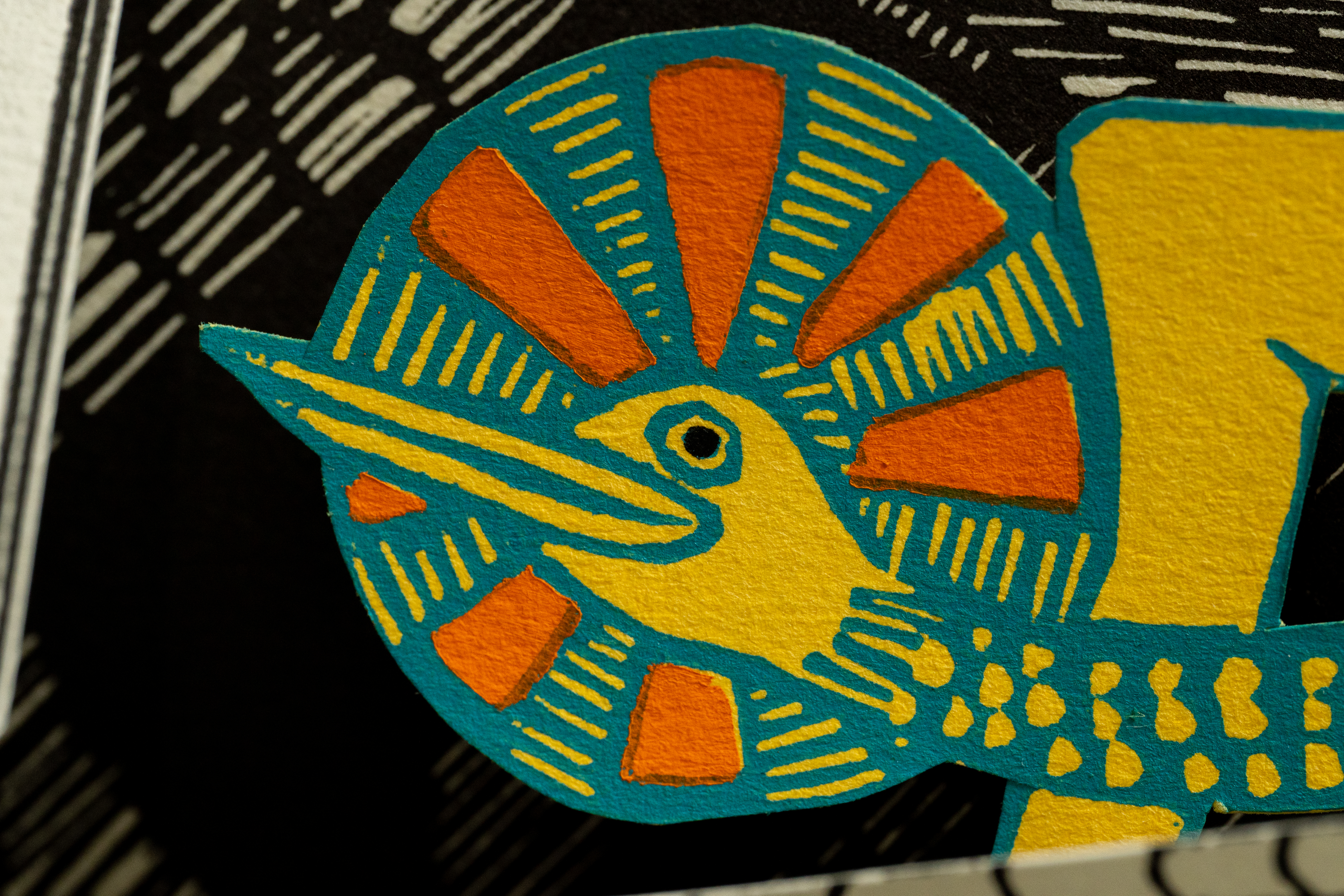 close up view of a page from Ste. Ostrich in Manhattan