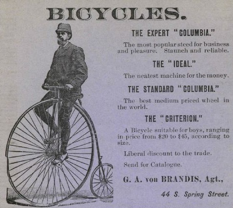 Advertisement from the Los Angeles City and County Directory