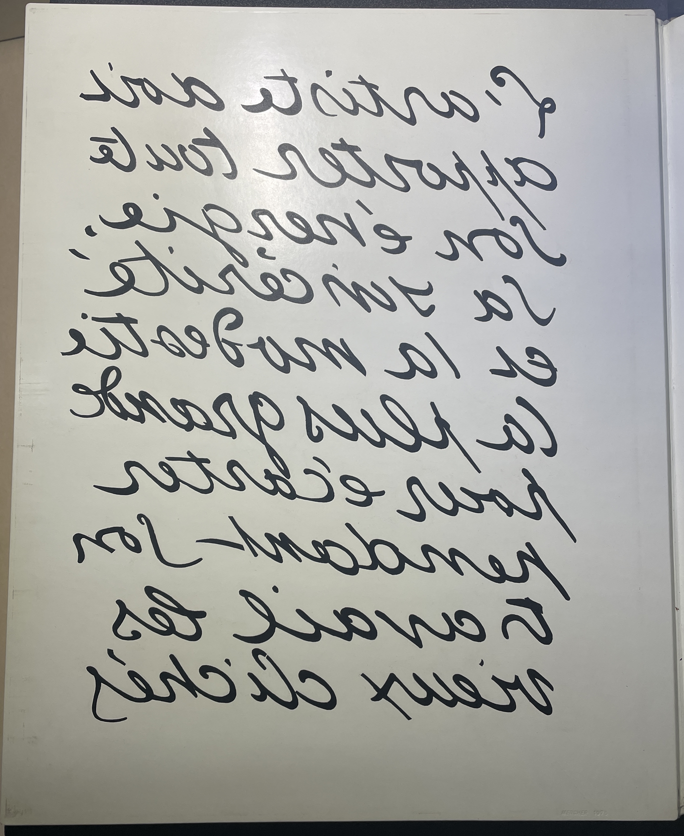  Inside front cover to the album-bound version of Jazz 