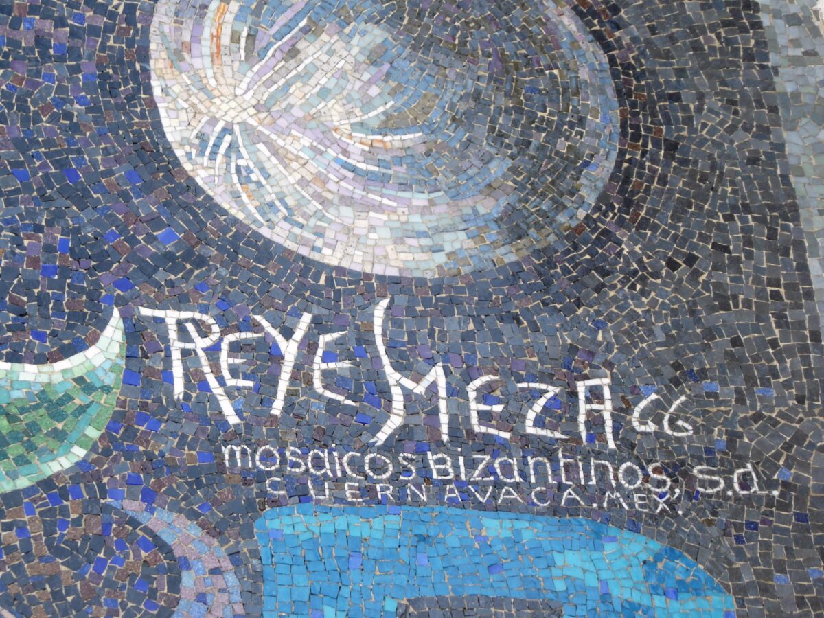 Pan American Bank building close up