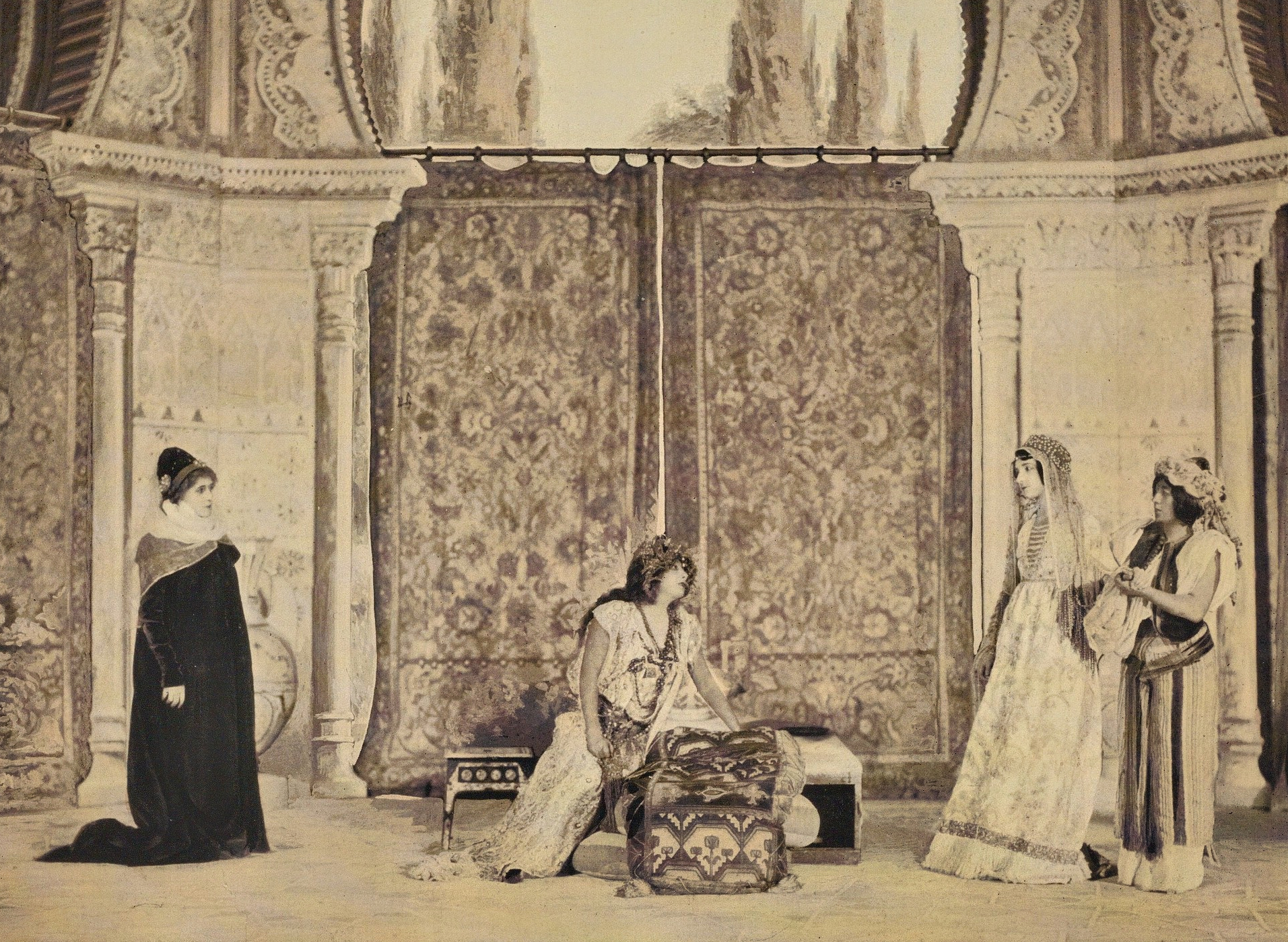 Scenes from the original production of La Sorciere 1904 