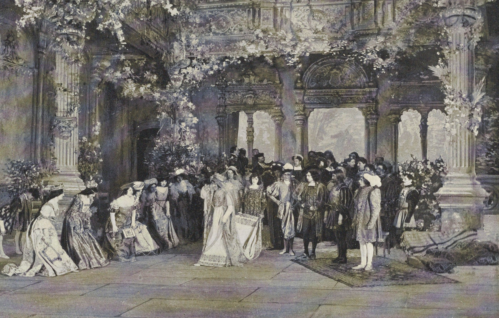Two scenes from the original production