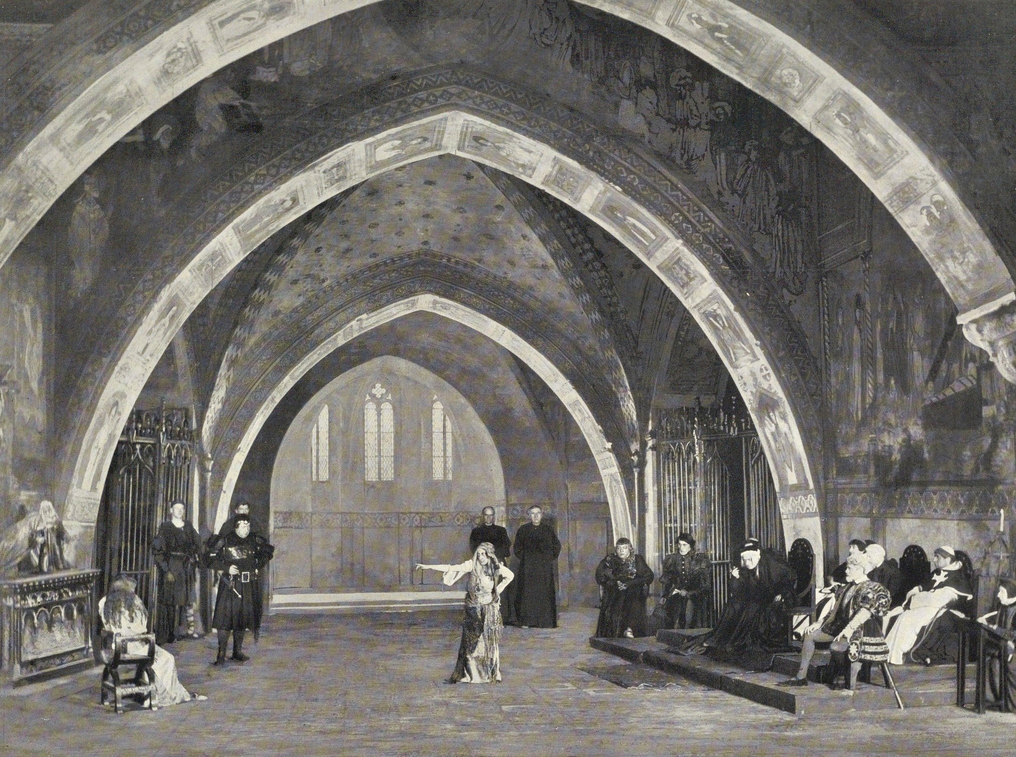 Scenes from the original production of La Sorciere 1904 