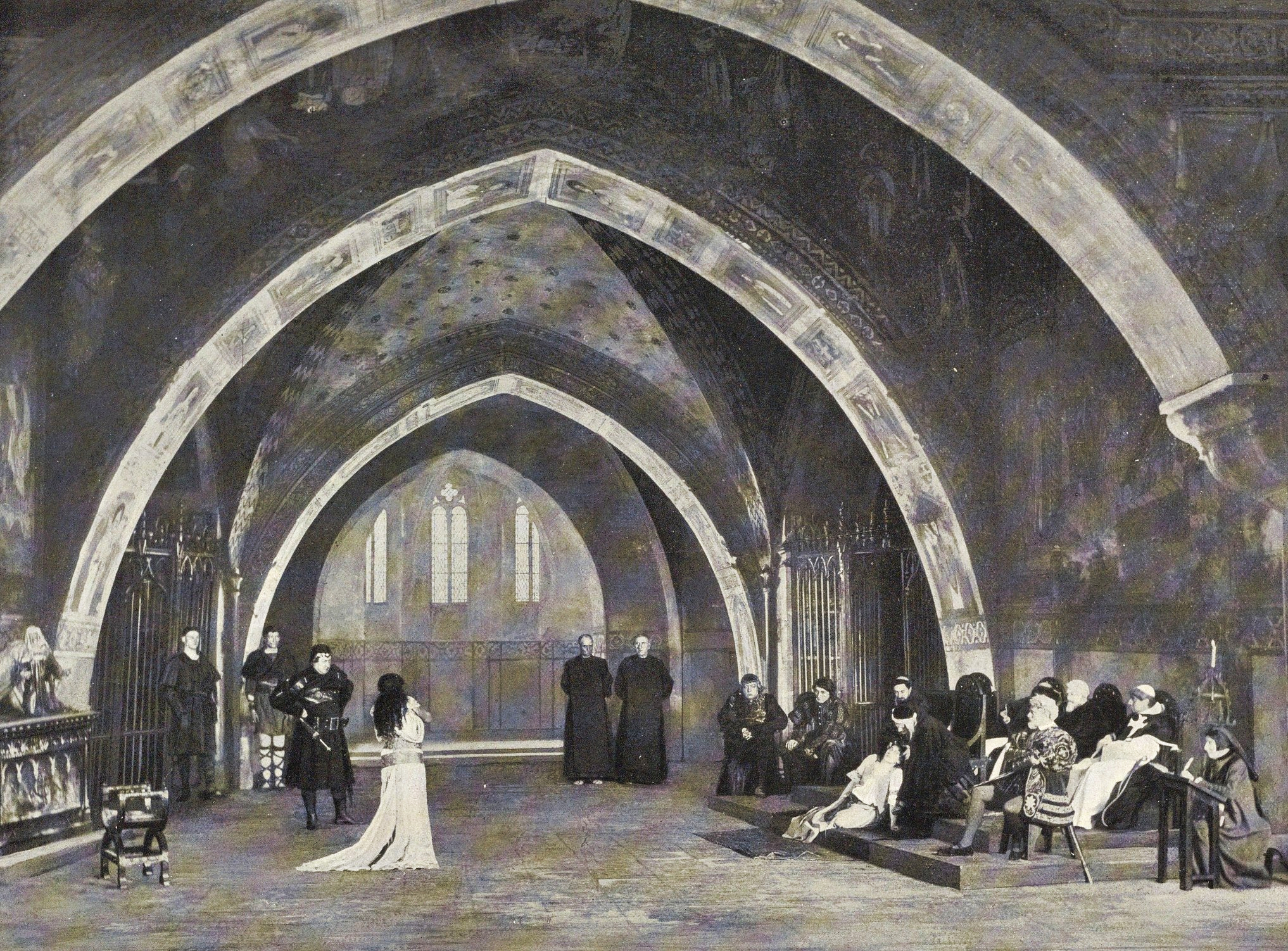 Scenes from the original production of La Sorciere 1904 