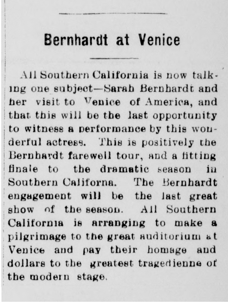 Ventura Free Press dated May 14, 1906