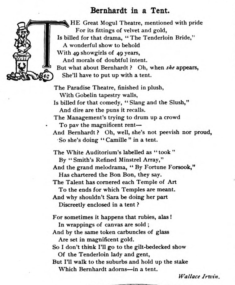 Poem by Wallace Irwin