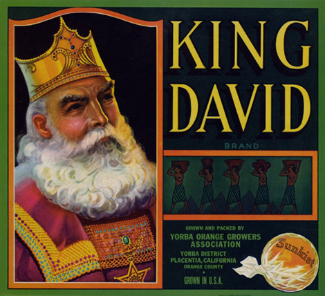painted image of King David