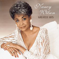 album cover for Nancy Wilson's Greatest Hits. A photograph of Nancy