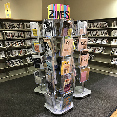 Zines on a circular display
