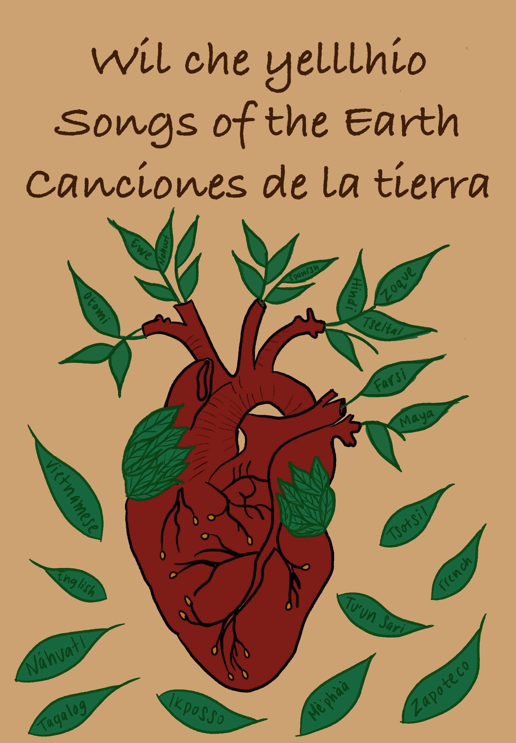 image of heart with leaves