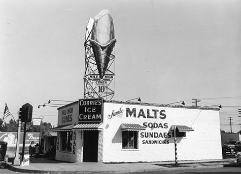 Currie’s Ice Cream shop in Montebello, California