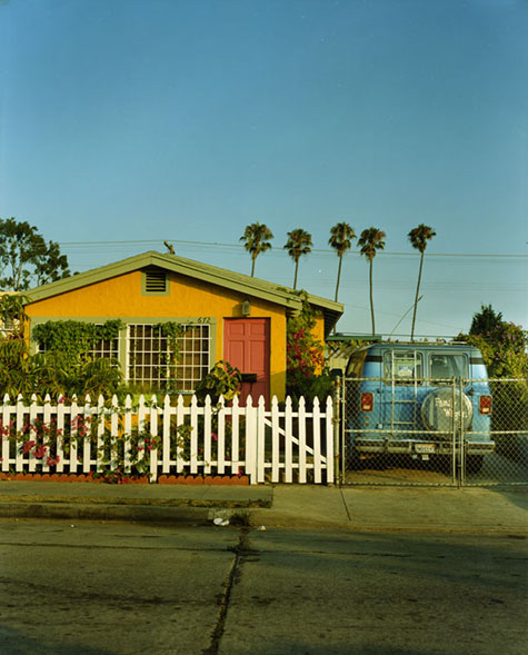 Yellow house in Venice Beach