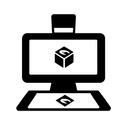 icon depicting a 3D Scanner