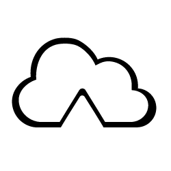icon depicting a cloud