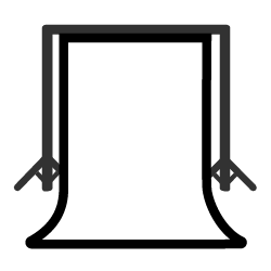icon depicting a green screen