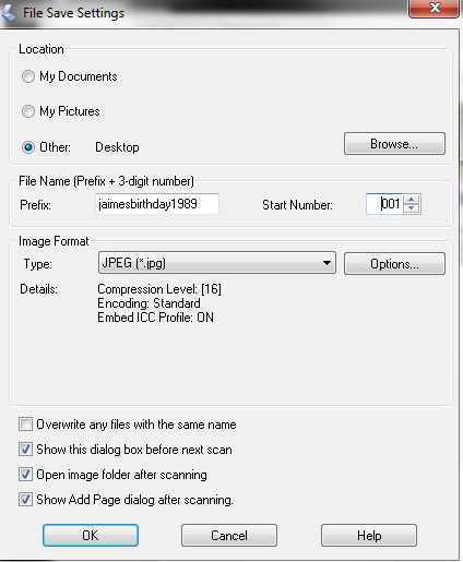 Photo preview screen