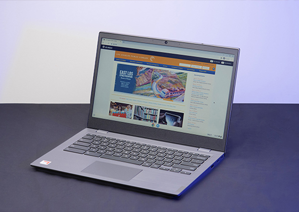 open laptop