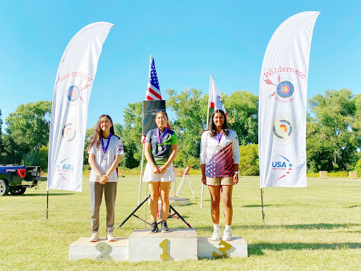 Silver Medal in Women's Recurve Cadet division
