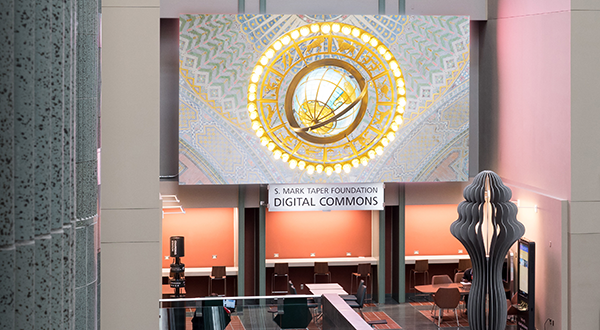 Digital commons and video wall